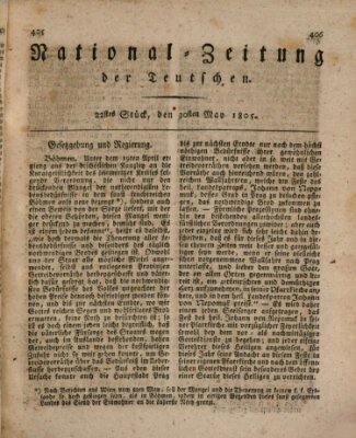 National-Zeitung der Deutschen Donnerstag 30. Mai 1805