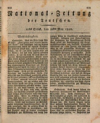 National-Zeitung der Deutschen Donnerstag 22. Mai 1806