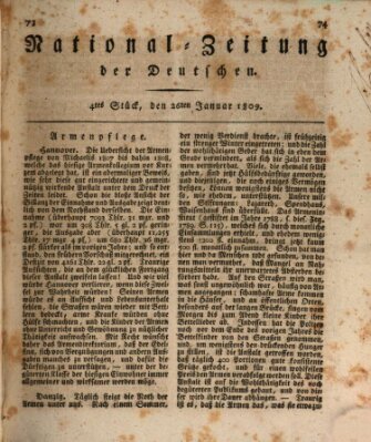 National-Zeitung der Deutschen Donnerstag 26. Januar 1809