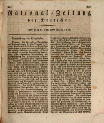 National-Zeitung der Deutschen Donnerstag 23. März 1809