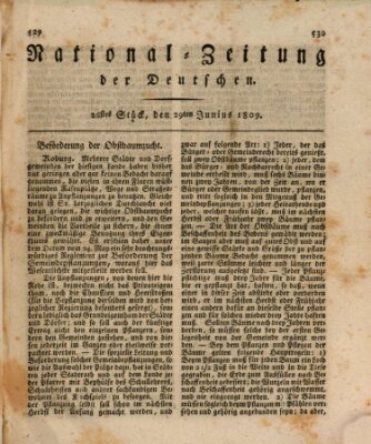 National-Zeitung der Deutschen Donnerstag 29. Juni 1809