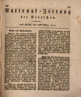 National-Zeitung der Deutschen Donnerstag 28. März 1811