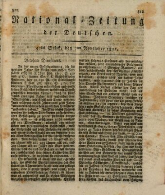 National-Zeitung der Deutschen Donnerstag 7. November 1811