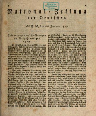 National-Zeitung der Deutschen Mittwoch 6. Januar 1819