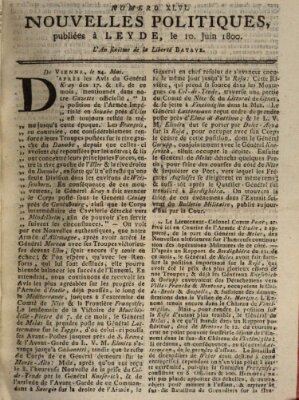 Nouvelles politiques (Nouvelles extraordinaires de divers endroits) Dienstag 10. Juni 1800