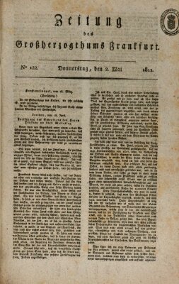 Zeitung des Großherzogthums Frankfurt (Frankfurter Ober-Post-Amts-Zeitung) Donnerstag 2. Mai 1811