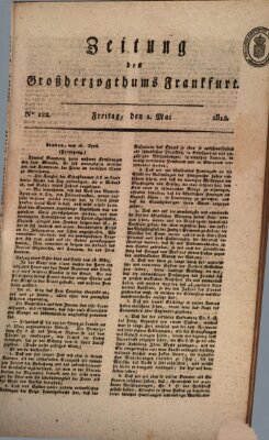 Zeitung des Großherzogthums Frankfurt (Frankfurter Ober-Post-Amts-Zeitung) Freitag 1. Mai 1812