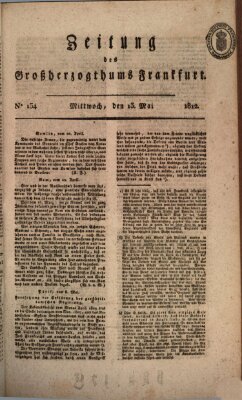 Zeitung des Großherzogthums Frankfurt (Frankfurter Ober-Post-Amts-Zeitung) Mittwoch 13. Mai 1812