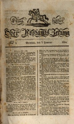 Frankfurter Ober-Post-Amts-Zeitung Montag 3. Januar 1814