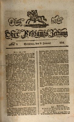 Frankfurter Ober-Post-Amts-Zeitung Sonntag 9. Januar 1814