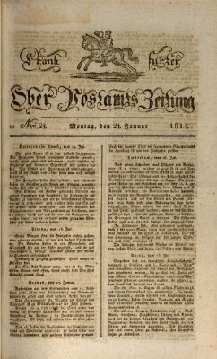 Frankfurter Ober-Post-Amts-Zeitung Montag 24. Januar 1814