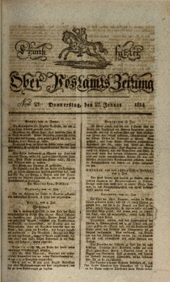 Frankfurter Ober-Post-Amts-Zeitung Donnerstag 27. Januar 1814