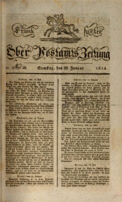 Frankfurter Ober-Post-Amts-Zeitung Samstag 29. Januar 1814