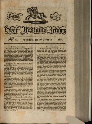 Frankfurter Ober-Post-Amts-Zeitung Samstag 26. Februar 1814