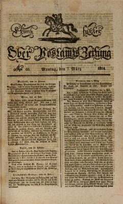 Frankfurter Ober-Post-Amts-Zeitung Montag 7. März 1814