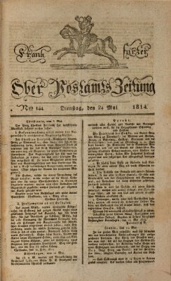 Frankfurter Ober-Post-Amts-Zeitung Dienstag 24. Mai 1814