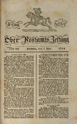 Frankfurter Ober-Post-Amts-Zeitung Sonntag 5. Juni 1814