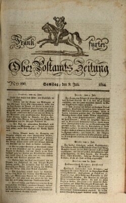 Frankfurter Ober-Post-Amts-Zeitung Samstag 9. Juli 1814