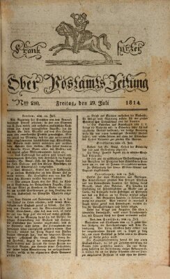 Frankfurter Ober-Post-Amts-Zeitung Freitag 29. Juli 1814