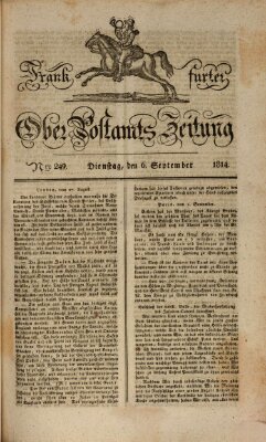 Frankfurter Ober-Post-Amts-Zeitung Dienstag 6. September 1814