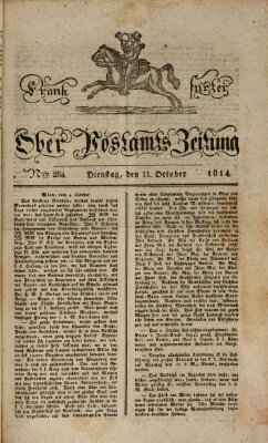 Frankfurter Ober-Post-Amts-Zeitung Dienstag 11. Oktober 1814