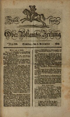 Frankfurter Ober-Post-Amts-Zeitung Samstag 5. November 1814