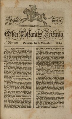 Frankfurter Ober-Post-Amts-Zeitung Sonntag 6. November 1814