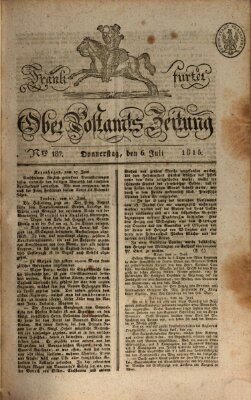 Frankfurter Ober-Post-Amts-Zeitung Donnerstag 6. Juli 1815