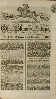 Frankfurter Ober-Post-Amts-Zeitung Mittwoch 6. Dezember 1815