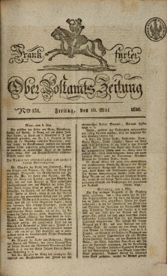 Frankfurter Ober-Post-Amts-Zeitung Freitag 10. Mai 1816