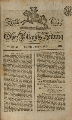 Frankfurter Ober-Post-Amts-Zeitung Montag 27. Mai 1816