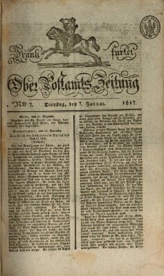 Frankfurter Ober-Post-Amts-Zeitung Dienstag 7. Januar 1817