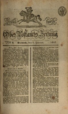 Frankfurter Ober-Post-Amts-Zeitung Mittwoch 8. Januar 1817