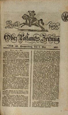 Frankfurter Ober-Post-Amts-Zeitung Donnerstag 8. Mai 1817