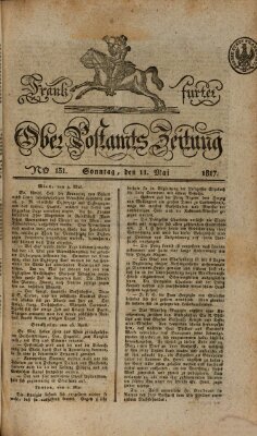 Frankfurter Ober-Post-Amts-Zeitung Sonntag 11. Mai 1817