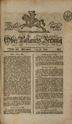 Frankfurter Ober-Post-Amts-Zeitung Mittwoch 28. Mai 1817