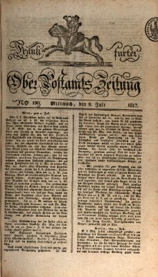 Frankfurter Ober-Post-Amts-Zeitung Mittwoch 9. Juli 1817