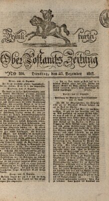 Frankfurter Ober-Post-Amts-Zeitung Dienstag 23. Dezember 1817