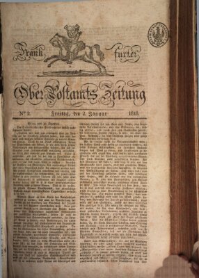 Frankfurter Ober-Post-Amts-Zeitung Freitag 2. Januar 1818