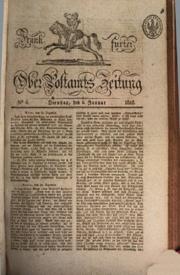 Frankfurter Ober-Post-Amts-Zeitung Dienstag 6. Januar 1818