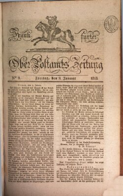 Frankfurter Ober-Post-Amts-Zeitung Freitag 9. Januar 1818