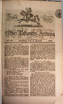 Frankfurter Ober-Post-Amts-Zeitung Dienstag 13. Januar 1818