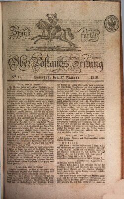 Frankfurter Ober-Post-Amts-Zeitung Samstag 17. Januar 1818