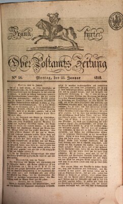 Frankfurter Ober-Post-Amts-Zeitung Montag 26. Januar 1818