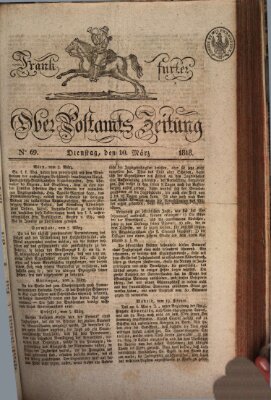 Frankfurter Ober-Post-Amts-Zeitung Dienstag 10. März 1818