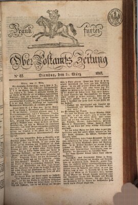 Frankfurter Ober-Post-Amts-Zeitung Dienstag 24. März 1818