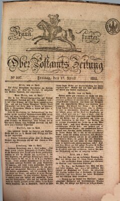 Frankfurter Ober-Post-Amts-Zeitung Freitag 17. April 1818