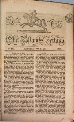 Frankfurter Ober-Post-Amts-Zeitung Dienstag 5. Mai 1818