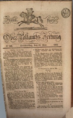 Frankfurter Ober-Post-Amts-Zeitung Donnerstag 28. Mai 1818