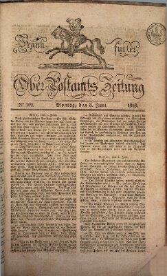 Frankfurter Ober-Post-Amts-Zeitung Montag 8. Juni 1818